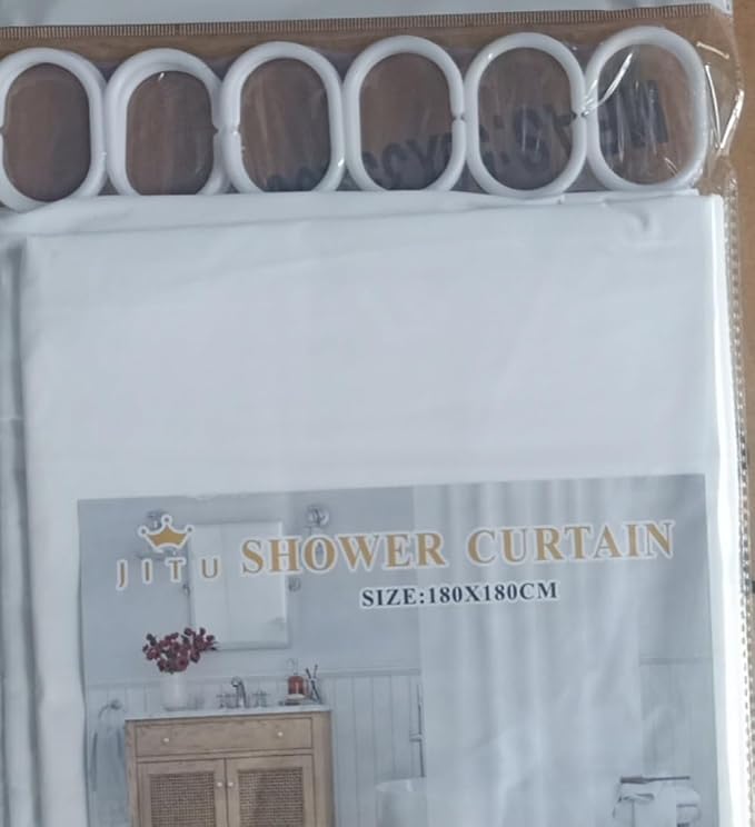 Shower Curtain Liner, 72" W X 72''H - PVC-Free, 6G PEVA Shower Curtain with 12 Rust Proof Grommets and Magnet-Weighted Bottom Hem - Moisture Stain Proof Shower Curtain Liner (Yellow)