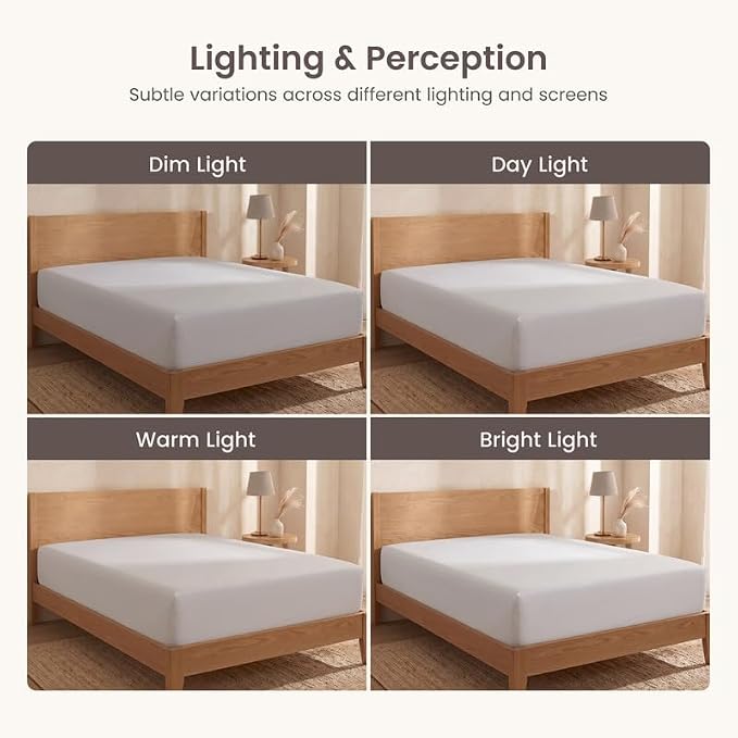 Bioweaves 100% Organic Cotton 1 King Size Fitted Sheet Only | 300 Thread Count Sateen Weave GOTS Certified with Deep Pocket - Silver