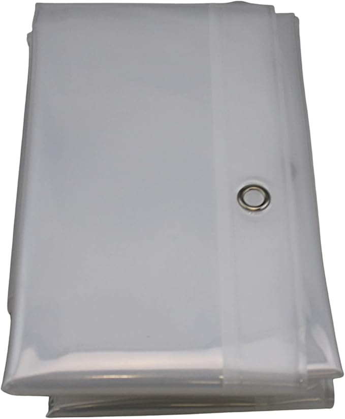 Dependable Industries inc. Essentials Premium 6 Guage PEVA Shower Curtain Liner - PVC Free Magnetized Bottom Odorless with Rustproof Grommets (Clear)