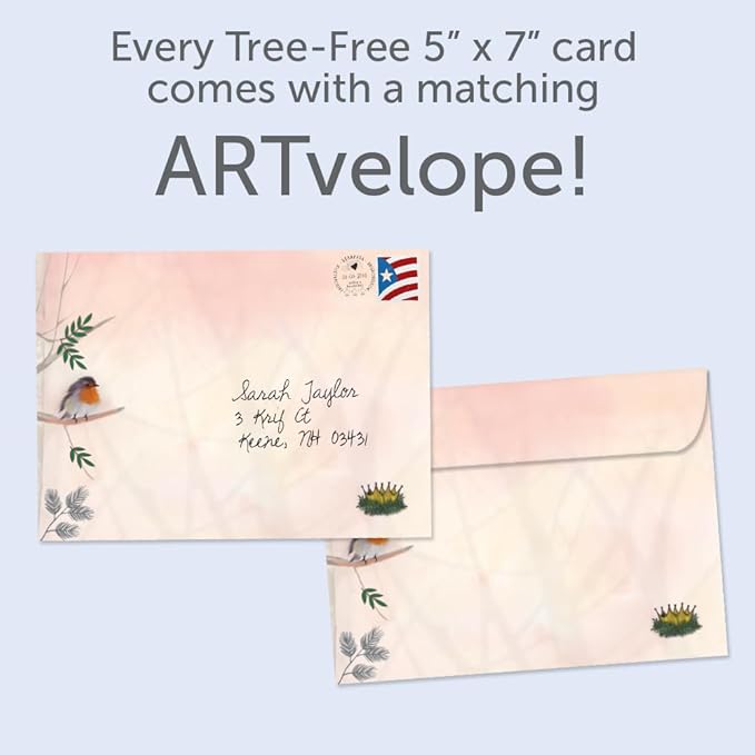 Tree-Free Greetings - Birthday Card - Artful Designs - 1 Card + Matching Envelope - Made in USA - 100% Recycled Paper - 5 x 7 - Like Royalty (GO65215)