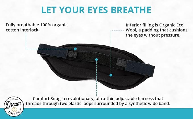 Dream Essentials® Natura Organic Sleep Mask (Cinnamon Frost)