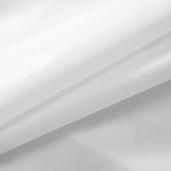 River Dream Waterproof PEVA Snap-in Shower Curtain Liner Replacement: Removable to Attach, Frost, 70x78