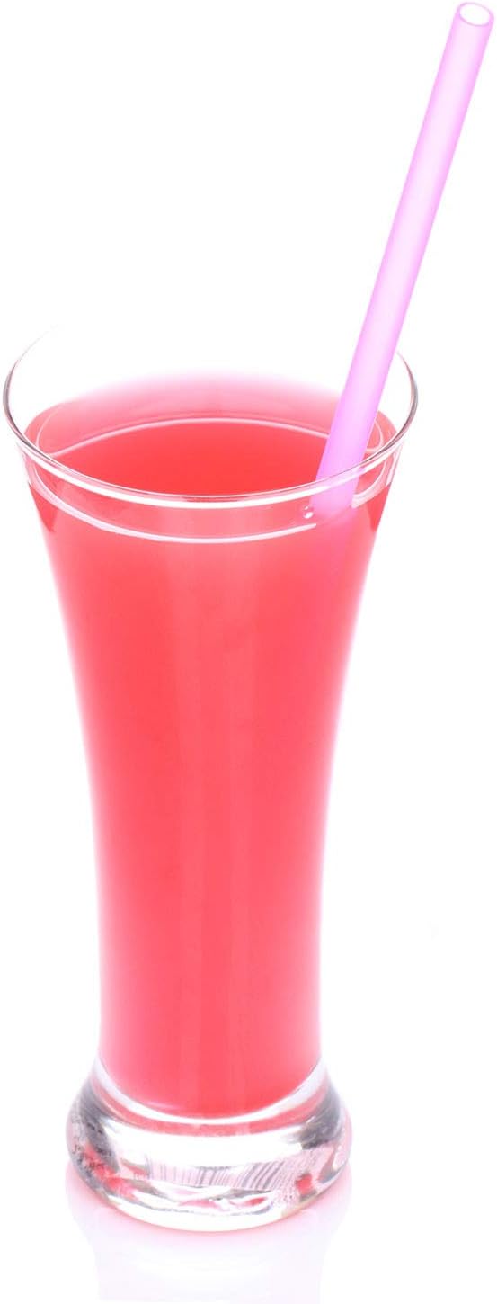 Dakoufish 12 Piece 11 Inch Reusable Plastic Thick Drinking Straws BPA Free Mason Jar Straws Plain Color (11inch,6color)