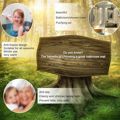 Teak Shower Mat Foldable Luxury Wooden Non-Slip Wood Bath Mat for Bathroom Bathtub Indoor Outdoor,Bamboo Bath Mat Non Slip Waterproof Shower Mat with Handles (50x100cm)