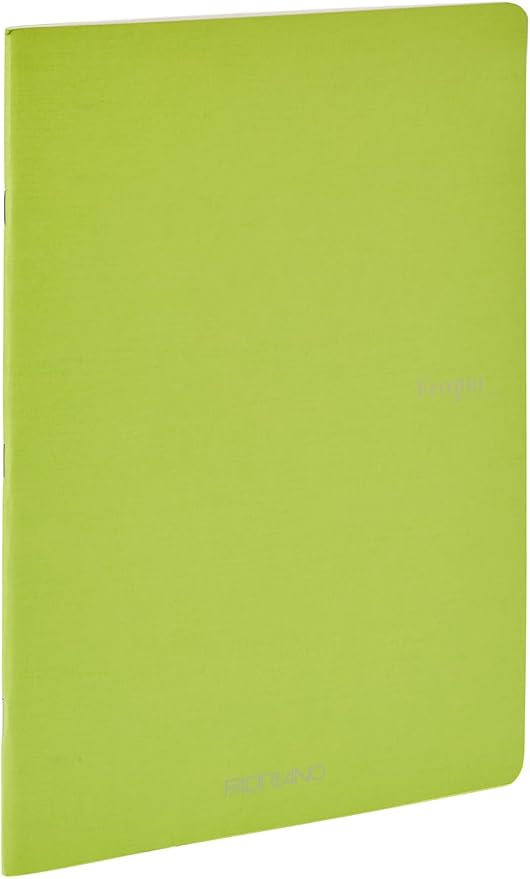 Fabriano Ecoqua Original Staple-Bound Notebook, Lime