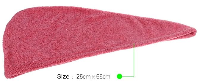 YYXR Microfiber Hair Turban Towel Wrap - Super Absorbent Drastically Reduce Hair Drying Time(2 Pack Puple & Blue)