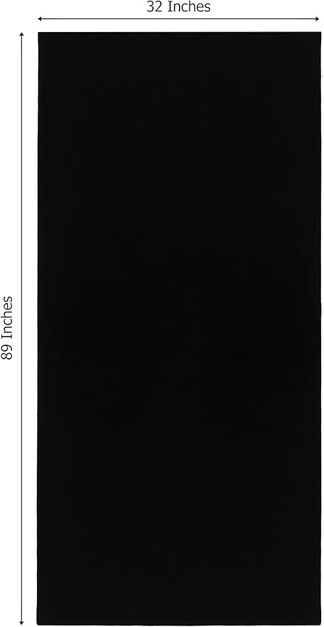 COTTON CRAFT Oversized Bath Sheets - 2 Pack Big & Tall 32 x 89 inches Bath Sheet Towels - 100% Ringspun Cotton 450 GSM Woven Terry XXL Absorbent Quick Dry Shower Spa Towel - Black