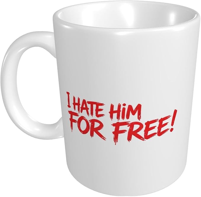 Free Protest Handmade Ceramic Mug Eco Friendly Thick Non Slip Base Comfort Handle Home Office
