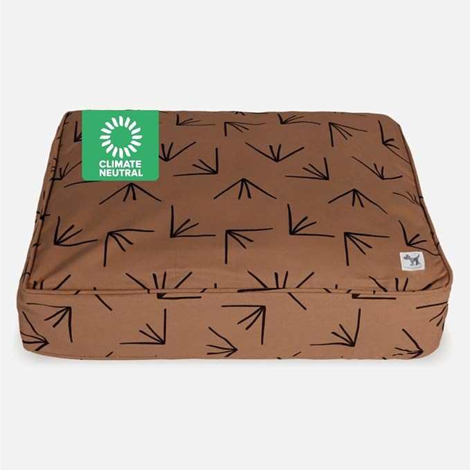 Molly Mutt Medium to Large Duvet Cover, Heat Waves, Brown with Black Accents, 22"x27"x5"