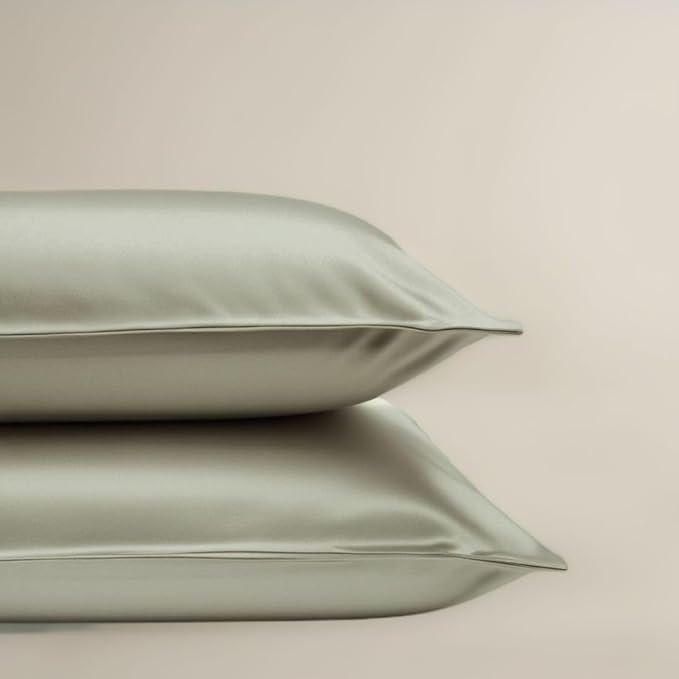 Faceplant Bamboo Supreme Pillowcase Set: Sage: Standard/Queen