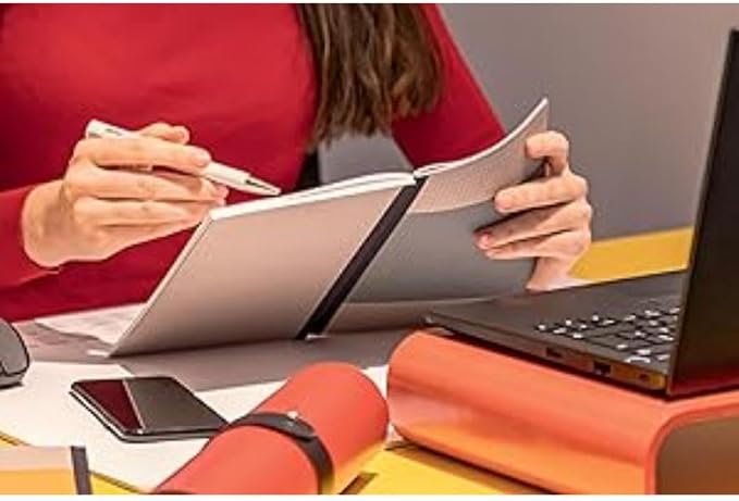 Sigel SN100 Notebook, Lined, 80 g/m², Approx. A5, Yellow, softcover, 200 Pages, Sustainable, 2pcs.