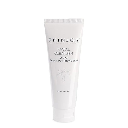 Facial Cleanser for Oily and Break-Out Prone Skin, Gentle Face Wash, Makeup Remover, Gluten-Free, Paraben-Free, Sulfate-Free - 4 fl oz