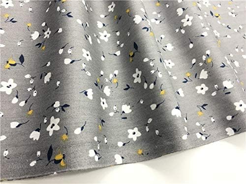 TAOSON 100% Cotton 300 Thread Count Body Pillow Cover Pillowcase Pillow Protector Cushion Cover with Zippers Only Cover No Insert (White Floral & Dark Gray/Grey,21"x54") Fits 20 x 54
