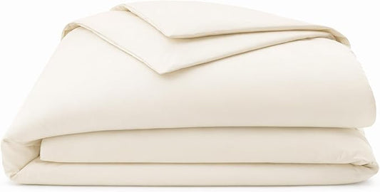 ORGANIC TEXTILES Premium Quality Bed Sheets - Organic Cotton 550 Thread Count - GOTS Certified - Twin, (3 Pc. Set) - Ivory