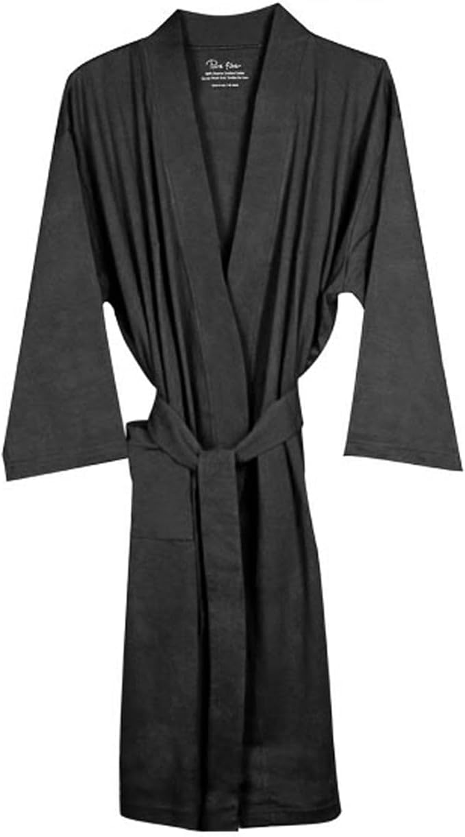 Pure Fiber Serenity Organic Cotton Robe - Luxurious Comfort for Spa, Bath, and Relaxation