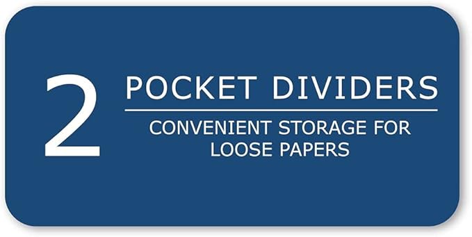 ROARING SPRING Environotes Recycled Spiral Notebook – 11" x 9", Two Subject, 80 Sheets, College Ruled Perforated Heavyweight 20 lb Paper, 2 Double Pocket, Made in USA