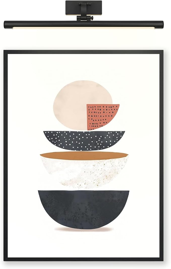 Moonow7 Boho Minimalist Poster, Earthy Geometric Wall Art Prints for Living Room Bedroom Office Wall Decor, Abstract Modern Decoration, Unframed, Size A3 / 29.7x42 cm