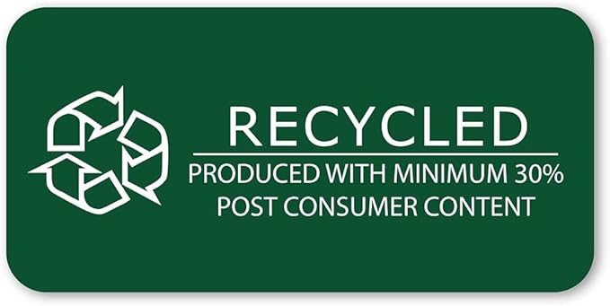 Roaring Spring Recycled Little Green Memo Books, 5"x3", 60 Sheets 15# Recycled White Paper, Narrow Ruled, Fits Neatly in Shirt Pockets, No Bulky Wire (Pack of 48)