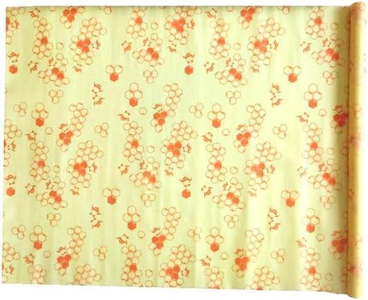 TopHomer Eco-Friendly Beeswax Food Wraps, Bread Sandwich Wrapper - Organic, Sustainable, Zero Waste, Reusable Plastic-Free Food Storage Wrap (Honeycomb)