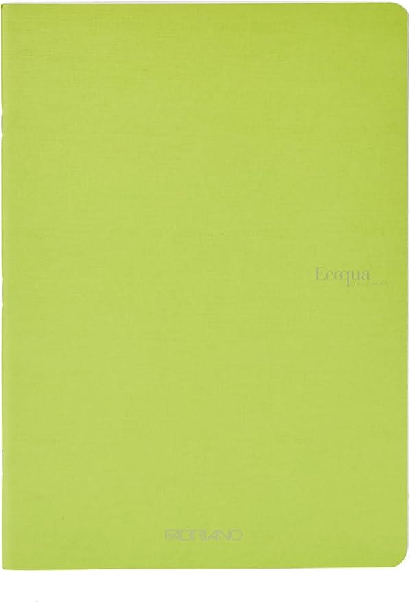 Fabriano Ecoqua Original Staple-Bound Notebook, Lime