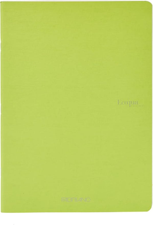 Fabriano Ecoqua Original Staple-Bound Notebook, Lime