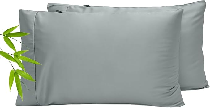 ettitude 100% Lyocell Organic King Pillowcase Set of 2, Sage Green | Cooling Sateen Pillowcases with Envelope Closure for Hot Sleepers or Sensitive Skin, Hypoallergenic, Sustainable, OEKO-TEX