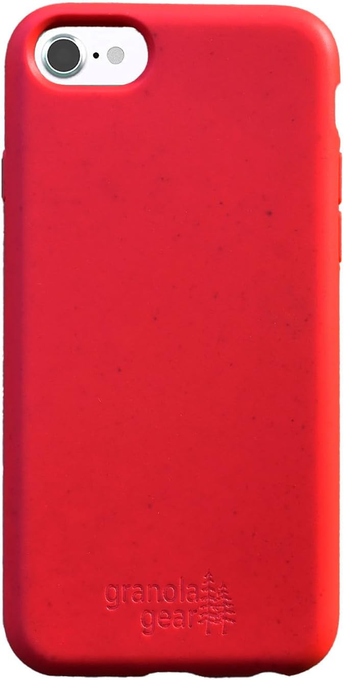 Eco by GranolaGear - Eco-Friendly Phone Case for iPhone 6/6s/7/8/SE - Biodegradable, Compostable, Plastic-Free, Made from Plants -Cajun Shrimp