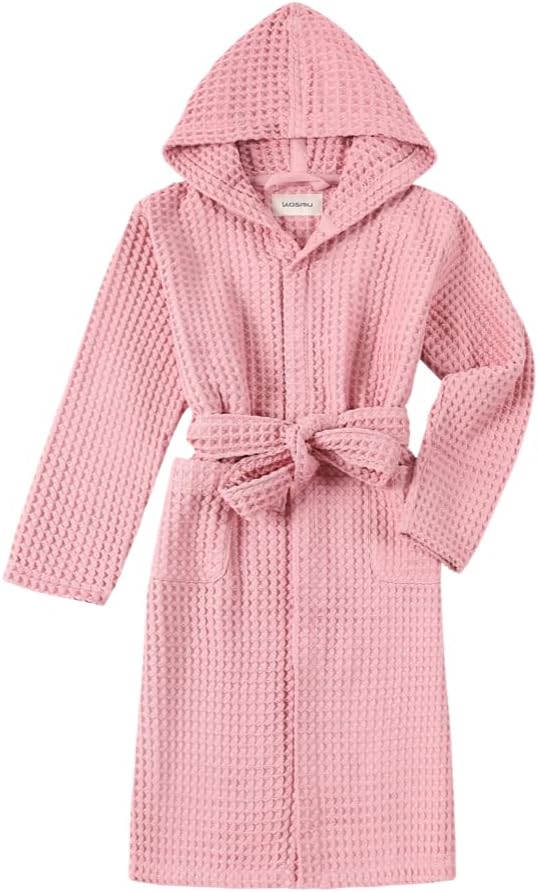 Luxury Organic Japanese Cotton Hotel & Spa Waffle Bathrobe for Men and Women (Hooded/Kimono)