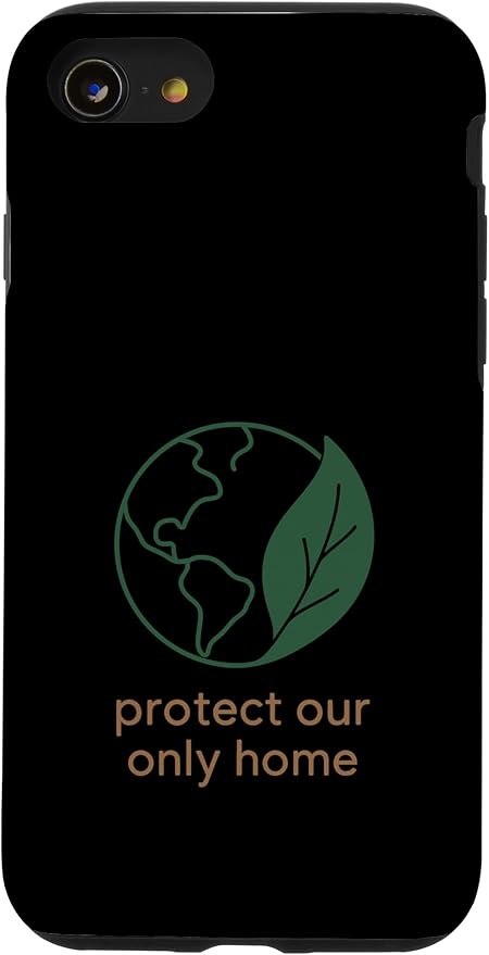 Plastic Free Eco Friendly Zero Waste Sustainable Green Case for iPhone SE (2020) / 7 / 8