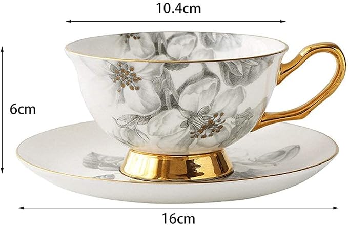 tea cups and saucers,Coffee Cup Ceramic Afternoon Tea Water Juice Milk Home Office Hanging Ear Saucer Set