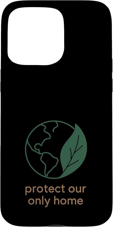 Plastic Free Eco Friendly Zero Waste Sustainable Green Case for iPhone 15 Pro Max