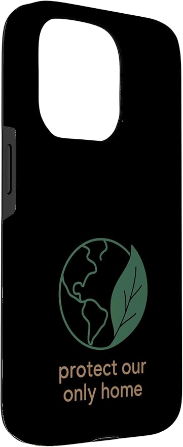 Plastic Free Eco Friendly Zero Waste Sustainable Green Case for iPhone 15 Pro