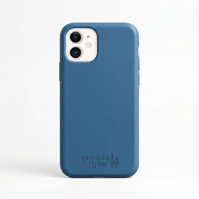 Eco by GranolaGear - Eco Friendly Phone Case for iPhone 11 Pro Max by GranolaGear - Biodegradable, Compostable, Plastic-Free, Made from Plants - Pacific Blue