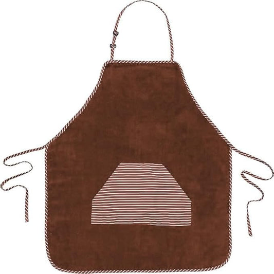 Abstract Terry Cotton Aprons For Cooking - Chef Apron with Pocket Adjustable Neck Strap - Kitchen Apron Men Women - 24"x28"