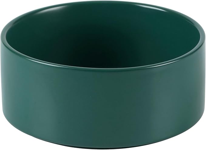 Havniva 6.1” Ceramic Dog Bowls, Dog Food and Water Bowl for Small & Medium Dogs, Durable Dog Water Bowl with Non-Slip Rubber Base Large Capacity Pet Feeding Bowl