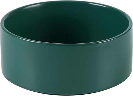 Havniva 6.1” Ceramic Dog Bowls, Dog Food and Water Bowl for Small & Medium Dogs, Durable Dog Water Bowl with Non-Slip Rubber Base Large Capacity Pet Feeding Bowl