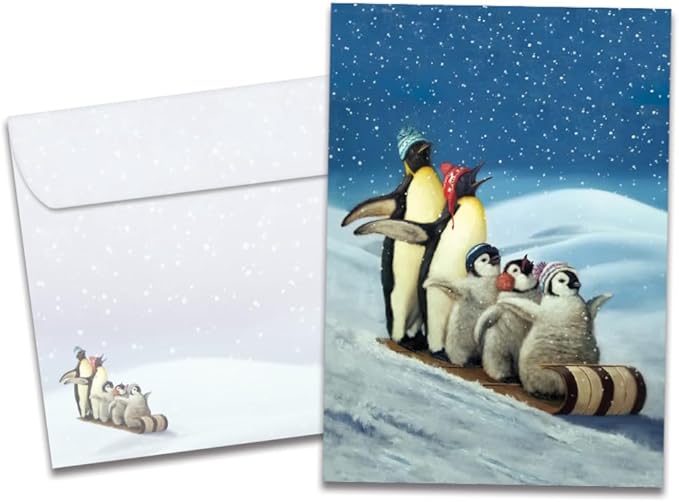 Tree-Free Greetings - Happy Holidays Greeting Cards - Artful Designs - 12 Cards + Matching Envelopes - Made in USA - 100% Recycled Paper - 5"x7" - Your Day Your Way (HP60651)