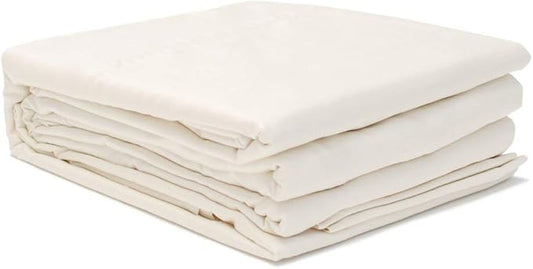 Happsy Organic King Bed Sheet - Breathable & Fitted Bed Sheet for King Size Bed - 4 Piece Extra Soft Bedding Set - 300 Thread Count Organic Cotton Sheet Set