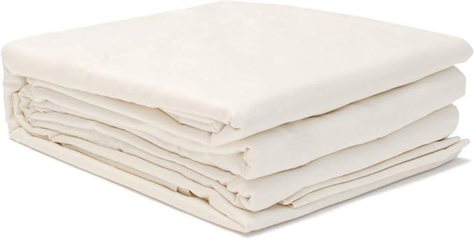 Happsy Organic Cal King Bed Sheet - Breathable & Fitted Bed Sheet for Cal King Size Bed - 4 Piece Extra Soft Bedding Set - 300 Thread Count Organic Cotton Sheet Set