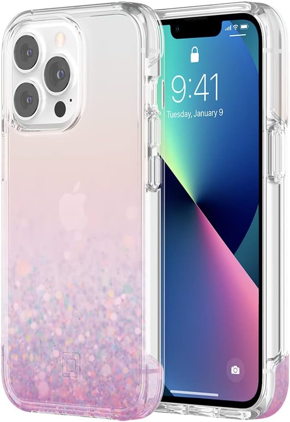 Incipio Design Series Case for iPhone 13 Pro – Slim Protective Case with Scratch-Resistant Finish, Lightweight Fashionable Cover, Wireless Charging Compatible, Everyday Protection - Sunset