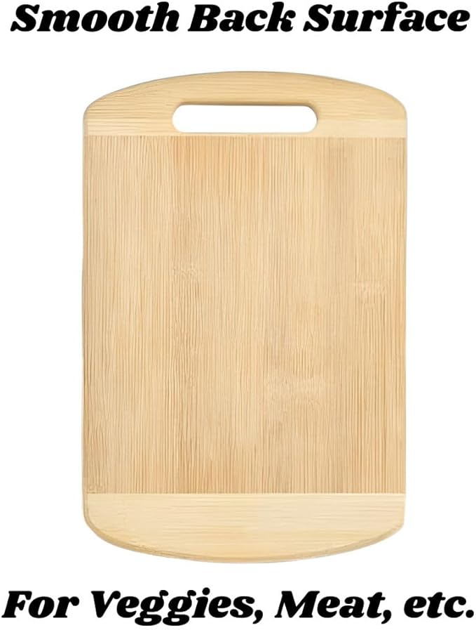 NS INC - Wooden Cutting Chopping board Organic Sustainable Premium Bamboo Wood