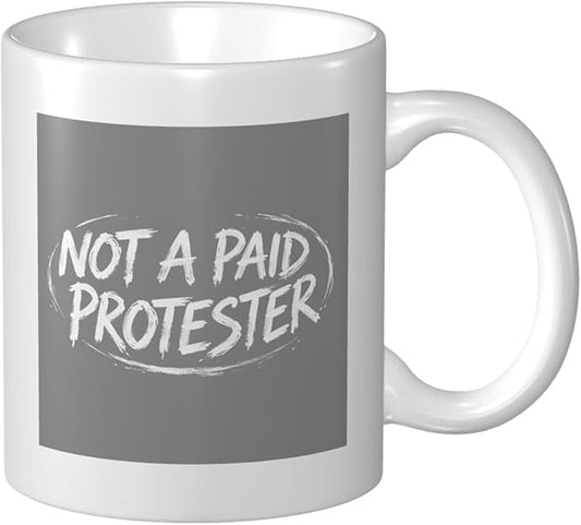 Free Speech Handmade Ceramic Mug Eco Friendly Thick Non Slip Base Comfort Handle Home Office