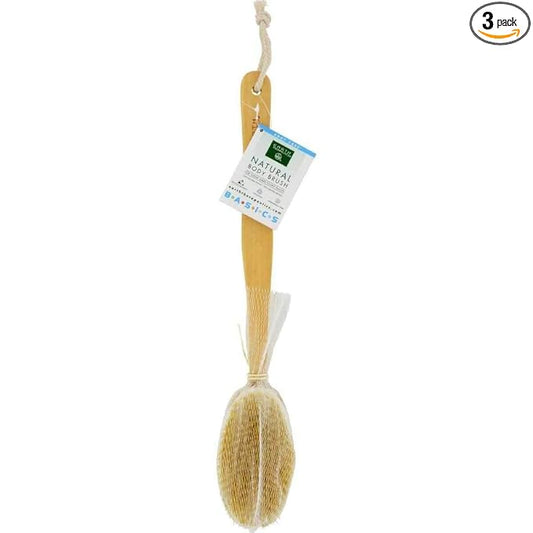 Earth Therapeutics Ecology Series Body Brush, Natural (Pack of 3)