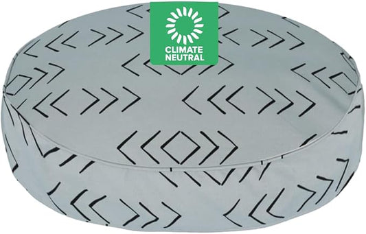 Molly Mutt Medium to Large Dog Bed Cover - Reflections Print - Measures 36” x 5’’ - 100% Cotton - Durable - Breathable - Sustainable - Machine Washable Dog Bed Cover