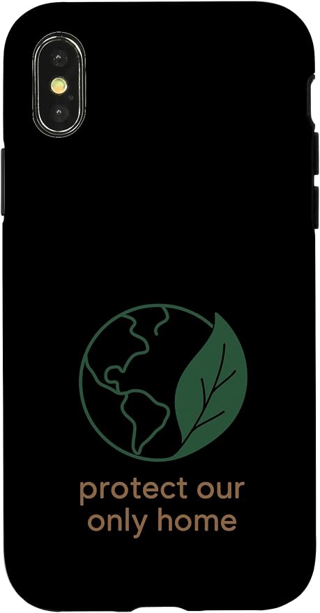 Plastic Free Eco Friendly Zero Waste Sustainable Green Case for iPhone X/XS