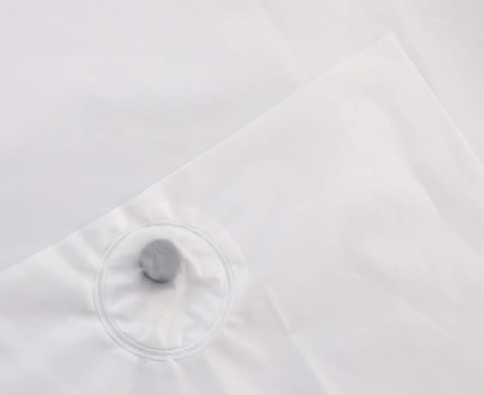 River Dream Plastic(PEVA) Snap in Shower Curtain Liner Replacement with Magnets Removable Liner (1, Plastic)