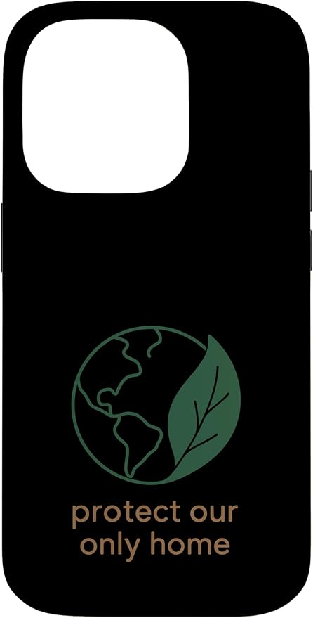 Plastic Free Eco Friendly Zero Waste Sustainable Green Case for iPhone 14 Pro