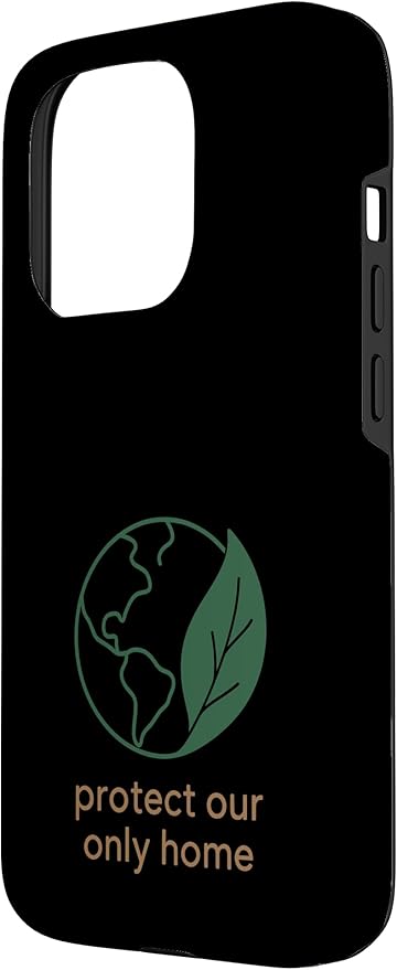 Plastic Free Eco Friendly Zero Waste Sustainable Green Case for iPhone 15 Pro