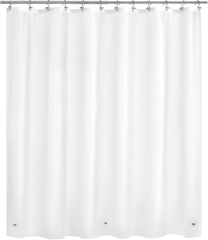 Mrs Awesome Frost Shower Curtain Liner with 3 Magnets, 70x60 Frosted PEVA Shower Liner, Light Weight Plastic Shower Curtain for Bathroom, Waterproof,Frost