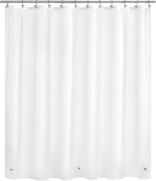 Mrs Awesome Frost Shower Curtain Liner with 3 Magnets, 70x60 Frosted PEVA Shower Liner, Light Weight Plastic Shower Curtain for Bathroom, Waterproof,Frost